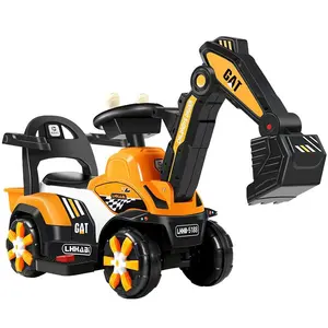 Heißer Verkauf Super Fashion Single Drive 6V 4.5AH batterie betriebene elektrische Bagger Traktor Fahrt auf Spielzeug auto für 2-7 Jahre alte Kinder