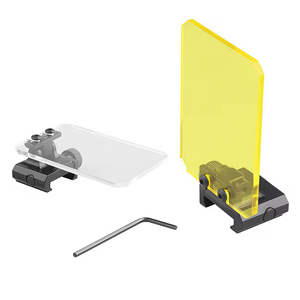 Cubierta protectora plegable duradera para lentes, base de 20mm, juego de 2 piezas, accesorio de equipo para exteriores de acrílico de alta claridad - Product Image 6