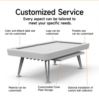 Table de billard multifonction 3-en-1 directement de l'usine, 5ft 6ft, table à manger, couleur et taille personnalisables, support de billard