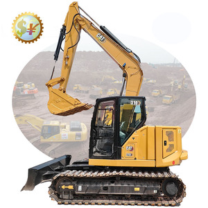 Used CAT 310 crawler excavator Caterpillar 307.5 310 312GC 313GC 10ton medium tracked excavator tier 4 - Product Image 1