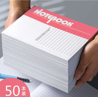 Cahier en papier à couverture souple personnalisé A5 A4 intérieur plus épais papier blanc/beige à coudre carnet de notes à reliure Mini carnets de poche