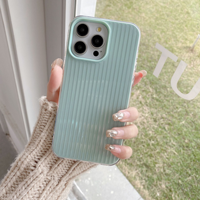 Coque de téléphone antichoc à rayures 3D pour iPhone 18 Pro, 17, 16, 15, 14, 13, 12, 11, Pro et Pro Max