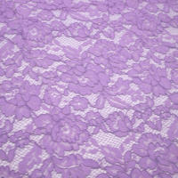 Tissu en dentelle tricoté léger, doux et confortable à motif feuilles en guipure, 35% nylon, 45% coton, 20% rayonne, pour robes et textiles de maison