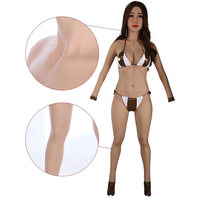 Costume de corps entier pour femme, faux seins, formes de poitrine avec tête, énorme poitrine pour homme, Body en Silicone