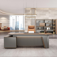 Meubles de bureau de luxe, design moderne de haute qualité, table de travail écologique, bureau de direction pour hôtel et bureau