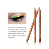 Menow P14008 Crayon de maquillage de marque privée OEM ODM Waterproof Smooth Vegan Wood Eyeliner et Crayon à lèvres Cosmétiques personnalisés