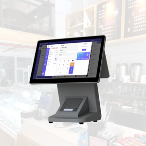 Sistema POS All-in-One com Tela Touch de 15.6+11.6\" para Restaurantes, Impressora de Caixa Registradora, Intel I5/I7, Garantia de <span class=keywords><strong>3</strong></span> Anos, Wi-Fi 6 - Product Image 1