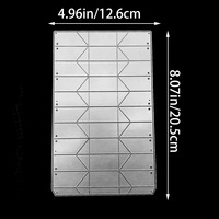 Matrice de découpe DIY en acier au carbone pour loisirs créatifs, forme rectangulaire, pour activités parent-enfant, Nouveauté transfrontalière