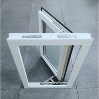 Fenêtres modernes en alliage d'aluminium et plastique-acier avec verre insonorisé résistant aux chocs, surface brossée, couleur personnalisable