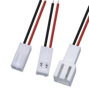 2ピンホワイトバッテリーパワーコネクターハーネス（赤/黒配線付き）RCカー/電動自転車用 - Product Image 5