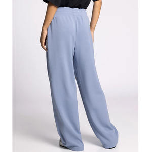<span class=keywords><strong>Pantalones</strong></span> de Trabajo de Oficina para Verano, <span class=keywords><strong>Pantalones</strong></span> de Negocios de Cintura Alta y Pierna Ancha para Mujer - Product Image 2