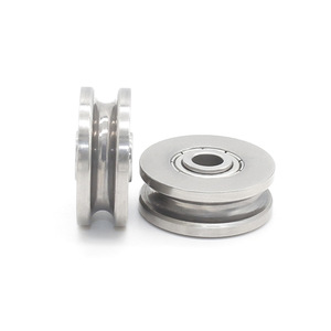 Support de câble en acier inoxydable en forme de U, tout en métal, avec roulement à billes à gorge profonde non standard S605ZZ 5*22*9mm - Product Image 4