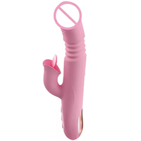 Automatischer Heiz-G-Punkt-Klitoris-Stimulator mit Klopf- und Vibrationsfunktion für Frauen – Sexspielzeug für Erwachsene mit Vibrationsmassage und Teasing-Stick