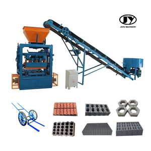 Jiuyu <span class=keywords><strong>QT4</strong></span>-<span class=keywords><strong>26</strong></span> Khối Máy làm bán tự động rỗng bê tông xi măng Interlock gạch Máy làm - Product Image 3
