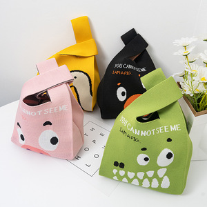 Bolsos de Mano Pequeños Tipo Cubo para Niñas, Tejidos, Duraderos, Impermeables, Lindos, Cuadrados Horizontales, con Forro de Poliéster y Cuero PU, Venta al Por Mayor - Product Image 3