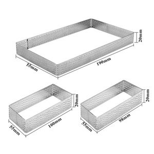 แม่พิมพ์เค้กมูสสแตนเลสแบบวงแหวน แม่พิมพ์ทาร์ตฝรั่งเศส ขายดี - Product Image 4