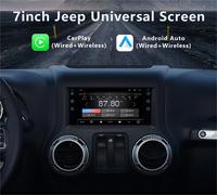 Meihua 7 pouces Android voiture GPS Navigation écran tactile DSP fonction Compatible Jeep Wrangler Grand Cherokee boussole Dodge Patriot