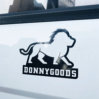 Autocollants de voiture en vinyle découpés sur mesure, résistants aux UV, plusieurs couleurs, logo personnalisé, pour vitres de camion