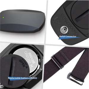 Monitor de Ritmo Cardíaco Profesional con Bluetooth 5.0 y ANT+, Banda Pectoral Inteligente, Sensor de Ritmo Cardíaco, Rastreador de Actividad Física - Product Image 5