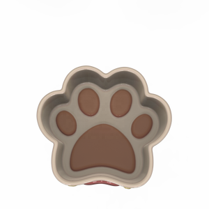 Bol à eau en céramique écologique avec motif de patte d'animal mignon, personnalisé, pour chien et chat, vente en gros, pratique, de haute qualité - Product Image 3