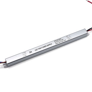 72W 12V 24V Alimentation mince blanche IP20 Alimentation LED d'intérieur Pilote linéaire étroit Boîtier en plastique blanc Pilote LED pour l'éclairage - Product Image 5