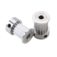 Poulie de moteur S2M S3M OEM en alliage d'aluminium anodisé, poulie de courroie de distribution certifiée ISO9001 pour machine d'impression UV
