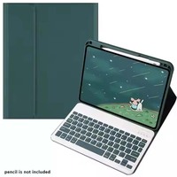 Funda Protectora con Teclado y Ranura para Lápiz para Mi Pad 6S Pro de 12.4 Pulgadas, Hecha de Material PU, Antigolpes y con Función de Soporte