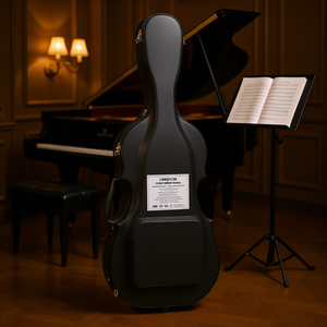Étui pour violoncelle Cimacork 4/4 en résine, style rétro, accessoire d'instrument de musique - Product Image 2