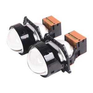 Sanvi Nouveau projecteur bi-LED L60, lentille de projecteur à double réflecteur, 5500k, projecteur LED automobile, lentille de projecteur LED, phares LED - Product Image 1