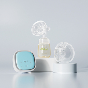 YOUHA OEM <span class=keywords><strong>Tire</strong></span>-<span class=keywords><strong>lait</strong></span> électrique <span class=keywords><strong>double</strong></span> portable avec biberon <span class=keywords><strong>ou</strong></span> tasse, mains libres, veilleuse, aspiration, sans BPA, sac de glace en silicone - Product Image 1