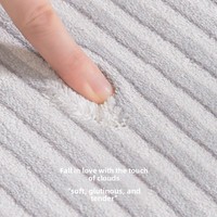 Tapis géométrique moderne en fausse fourrure de cachemire, résistant à l'eau et aux taches, facile d'entretien, pour salon et chambre à coucher