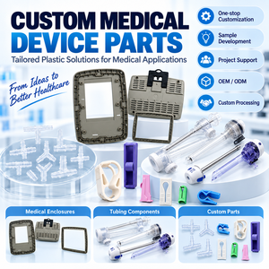 Piezas de Dispositivos Médicos, Moldeo por Inyección Personalizado, Carcasas, Accesorios de Tubería, Componentes de Instrumentos Desechables - Product Image 1
