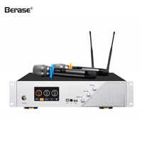 Berase Unité de MX-450 haut de gamme FM intégrée pour chanter Amplificateur de karaoké 3-en-1 Puissance du microphone domestique