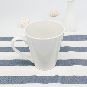 <span class=keywords><strong>Mug</strong></span> en céramique blanc personnalisé amusant et <span class=keywords><strong>pas</strong></span> <span class=keywords><strong>cher</strong></span> de 12 oz avec poignée, vaisselle de dîner tendance - Product Image 4