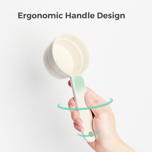 כדור מלמין מפלסטיק רב-תכליתי פלסטיק מלמין עם ידית חפירה אופנתית אחיזה נוחה וצורת קערה מעוגלת לכלבים - Product Image 3