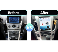 Autoradio Krando 9,7 pouces style Tesla pour Cadillac CTS 2007 - 2012, multimédia automobile sans fil, Apple Carplay, Android Auto, 4G