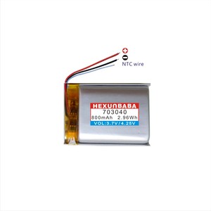 703040 3.7V 800mAh NTC 10k Polymer Li-ion pin cho loa MP3 <span class=keywords><strong>MP4</strong></span> 073040 T218 - Product Image 1