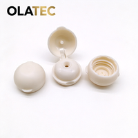 OLATEC Bouchon de tube à ouverture facile de haute qualité, 20 fils, couvercle à vis pour crème pour les mains, couvercle à clapet