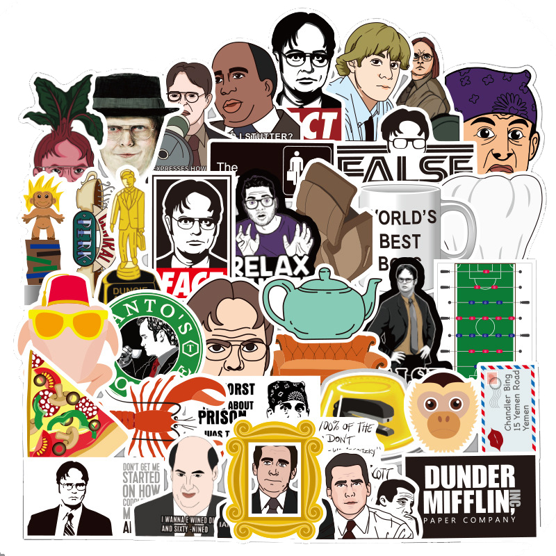 50Pcs The Office Stickers