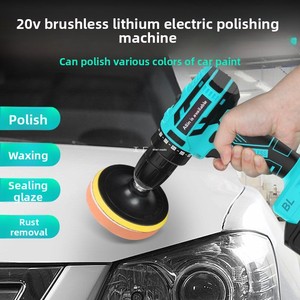 Brushless 20V Rechargeable Lithium Battery Car Polishing Machine <b>Drill</b> <b>Hand</b> Tool Fixed-gear Transmission 1 Gear Waxing Mj-5665 B - Product Image 4