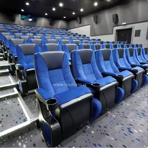 Fauteuils de cinéma de luxe LEADCOM LS-8605 Series, entièrement inclinables, en tissu, modernes, pliables, pour usage commercial - Product Image 4