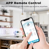 Enchufe Inteligente de Pared Tipo 147, 13A 240V, WiFi 2.4GHz, Control Remoto Móvil y por Voz, Zigbee, Puerto USB A, 2 Salidas, 2 en 1