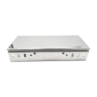 Bandeja Portacables de Acero Inoxidable 304, Resistente a la Corrosión, con Fondo Sólido, para Construcción Eléctrica