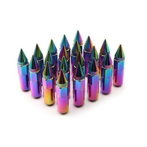 น็อตล้อ M12x1.5 90 มม. หัวแหลม อลูมิเนียมอัลลอย สำหรับการปรับแต่งรถยนต์ อัพเกรด ให้ดูสวยงาม - Product Image 3