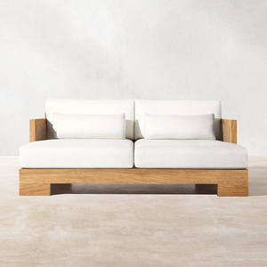 ชุดโซฟาไม้สักสำหรับสวนกลางแจ้งสุดหรูทันสมัย - Product Image 5