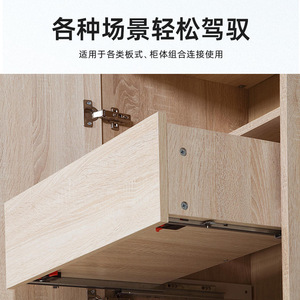 Conector de Armario Shengshimingxin, Rueda Excéntrica de 10 mm, Instalación Rápida, Herraje para Gabinete, Aleación de Hierro y Zinc, Montaje en Pared - Product Image 4