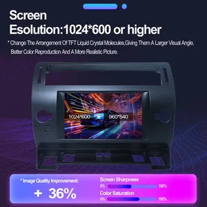 Android 2DIN GPS Navigator đài phát thanh xe cho Citroen C4 c-quart 2004 2014 đa phương tiện Carplay Navigation đơn vị đầu cho DVD Máy nghe nhạc - Product Image 4