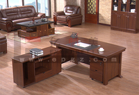 Table de bureau de patron en bois moderne et luxueuse, table de bureau, bureau de direction