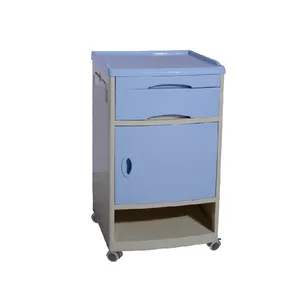 Высокое качество ABS Больничная прикроватная тумбочка прочная медицинская мебель рядом с шкафом