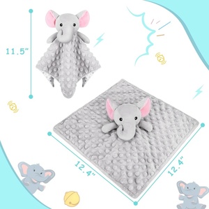 Manta de Confort <span class=keywords><strong>para</strong></span> Bebés, Suave y de Felpa, con Diseño de Elefante, Directo de Fábrica Domi, Regalo <span class=keywords><strong>para</strong></span> Bebés - Product Image 4